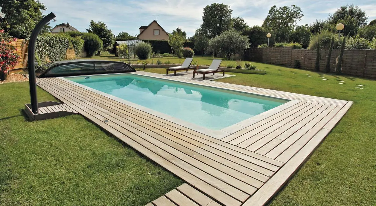 Poolüberdachung Classic offen