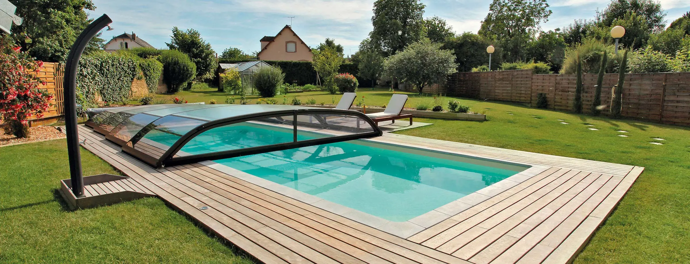 Poolüberdachung Classic